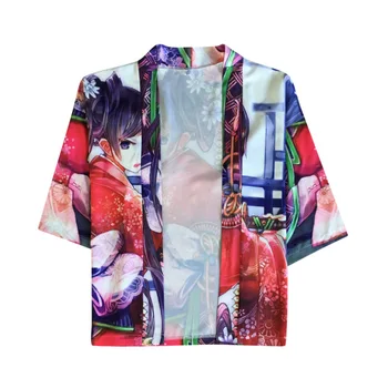 Женское Кимоно в винтажном стиле, даосский халат, кардиган из вискозы, пальто, рубашки, Японские Повседневные пижамы, Домашняя одежда Юката