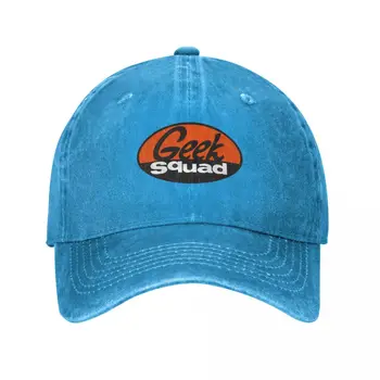 Бейсбольная кепка Geek Squad с тепловым козырьком Забавная шляпа Роскошная Мужская шляпа Женская шляпа 2023 Мужская