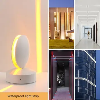 Светодиодный светильник для подоконника, красочный 360-градусный луч, линия дверной рамы, настенный светильник для коридора