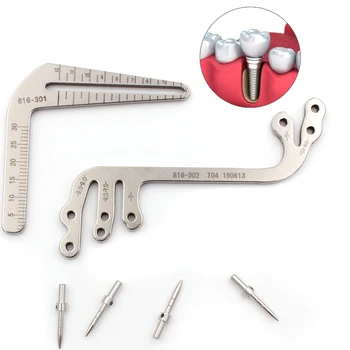 Инструмент для хирургии зубных имплантатов Руководство по установке полости рта Направляющая для установки зубных имплантатов угловая линейка Стоматологические инструменты