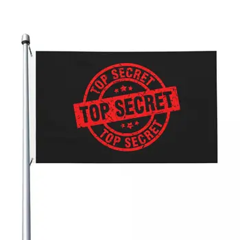 НОВЫЙ Флаг MY JOB IS TOP SECRET Из Полиэстера Для Наружного Сада 3x5 футов (90x150 см) Двусторонний Флаг Для Двора, Газона, Крыльца, Балкона