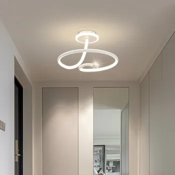 Новая современная простая люстра для прихожей, лампы для кабинета, спальни, коридора, лестницы на чердаке, декоративные светильники, Внутреннее освещение