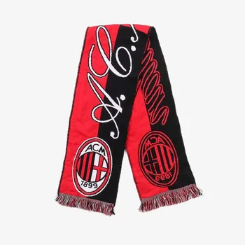Буквы Y2K ретро-футбол эстетичный креативный вязаный женский шарф мужской зимний шарф с черной кисточкой, светящийся готический оригинал