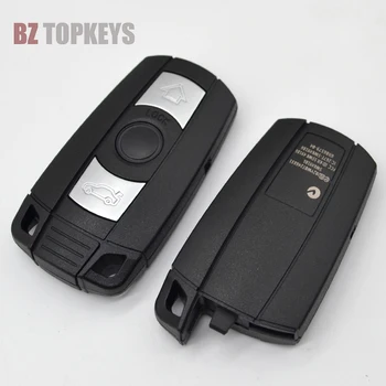 BZTOPKEYS Чехол для замены автомобильных ключей дистанционный брелок 3 кнопки для BMW 1 3 5 6 Серии E70 E71 E87 E88 E89 X5 X6 крышка смарт-ключа пустой корпус