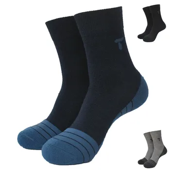 1 пара спортивных носков из мериносовой шерсти для треккинга, мужских носков, женских носков, 5 цветов