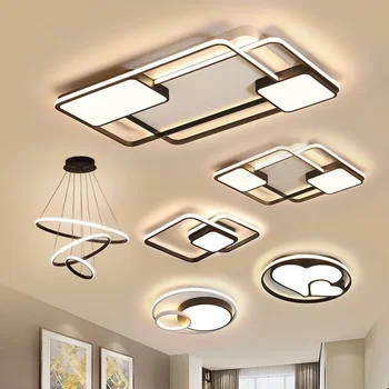 Новый дизайн, современный светодиодный потолочный светильник для гостиной, ресторана, кухни, спальни, светильников для дома, декоративных светильников для кровли.