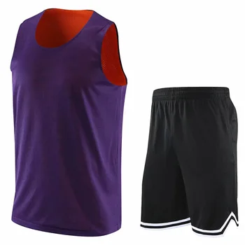 Двусторонние комплекты мужской баскетбольной майки с индивидуальным номером 23, майки, спортивные костюмы с круглым вырезом, мужская двусторонняя баскетбольная форма
