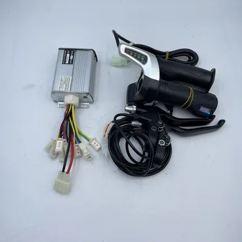 Бесщеточный Контроллер Электромобиля 36v1000W, Экран 36V Sharp С Замком, Комплект Для Дооснащения Поворотной Тормозной Ручки