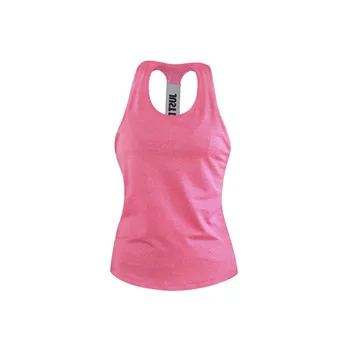 Женский сексуальный спортивный жилет, розовая футболка для йоги, спортивная одежда для бега, блузки, Быстросохнущая посадка, дышащие топы для занятий в тренажерном зале и фитнесом для девочек