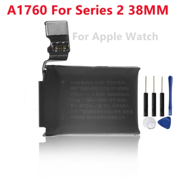 Аккумулятор A1760 Настоящий 273 мАч для Apple watch 2 38mm Series 2 38mm a1760