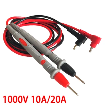 Измерительные провода мультиметра Универсальный кабель AC DC 1000V 20A 10A Измерительные щупы CAT III Ручка для многометрового тестера Наконечники проводов