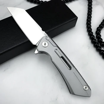 Открытый Складной D2 Blade Flipper Цельнометаллический Карманный Нож С ЧПУ Шарикоподшипники Выживания Кемпинг EDC Инструментальные Ножи С Зажимом