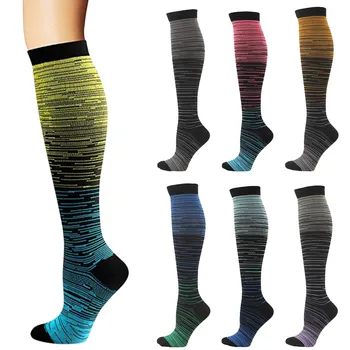 Спортивные нейлоновые носки с постепенным сжатием из пяти частей и защитой от пота, быстросохнущие женские носки-вкладыши, Носки для девочек, Размер 1
