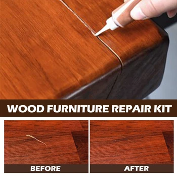 Комплекты для ремонта деревянной мебели Наполнители для древесины Принадлежности для ухода за мебелью для ремонта царапин, трещин, обесцвечивания