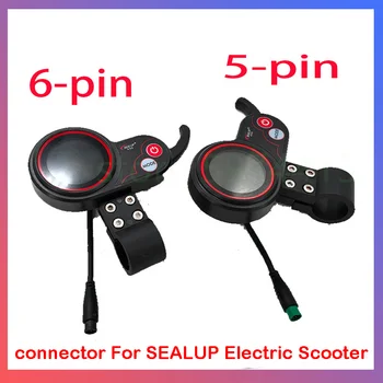 Для электрического самоката Sealup, 5-контактный 6-контактный контроллер, регулятор скорости электрического горного велосипеда с ЖК-дисплеем