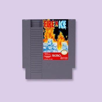 Игровая карта Fire 'n Ice Action для NES с 72 контактами, 8-битный картридж для консольных видеоигр