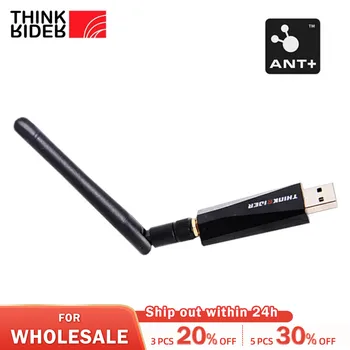 ThinkRider ANT + USB Усовершенствованный передатчик-приемник, совместимый с велосипедным компьютером Garmin, ANT Stick Speed Cadence Sensor