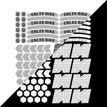 Светоотражающая наклейка Универсальная светоотражающая ткань Аксессуары для велосипедов Наклейка на кузов шоссейного горного велосипеда разной формы