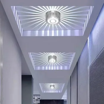 Светодиодный потолочный светильник Защищает глаза, потолочные прожекторы для спальни, ванной комнаты, гостиной, современная круглая лампа для коридора, осветительный прибор