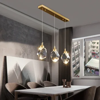 Акриловая потолочная люстра IRALAN, современные светодиодные подвесные светильники для столовой, светильники для декора кухни, потолочный светильник