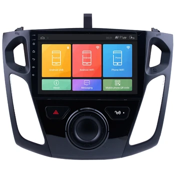 Автомобильный GPS-Навигатор RoverOne Для Ford Focus 3 2012 2013 2014 2015 Android 12 Радио Стерео Аудиоплеер + Камера Заднего Вида