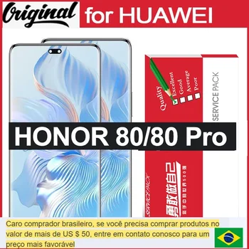 Оригинальная Замена OLED-ЖК-дисплея для HUAWEI Honor 80 Pro ANP-AN00 с Сенсорным Экраном Honor 80 ANN-AN00
