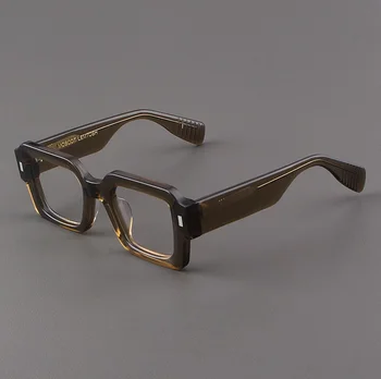 Ацетатная оправа для очков ручной работы, Винтажные мужские оптические очки высшего качества, ретро-очки по рецепту, женские очки