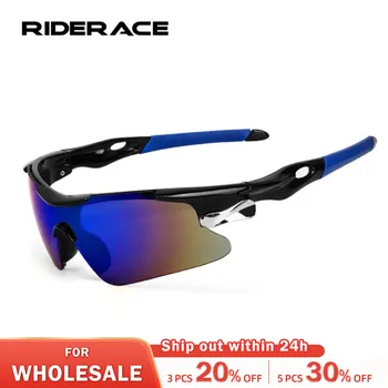 RIDERACE Sports Мужские солнцезащитные очки для шоссейного велосипеда, очки для езды на горном велосипеде, Защитные очки для верховой езды, Очки для Mtb велосипеда, Солнцезащитные очки
