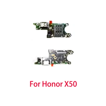 Для Honor X50 USB Порт Для Зарядки Док-станция Разъем Платы Гибкий Кабель
