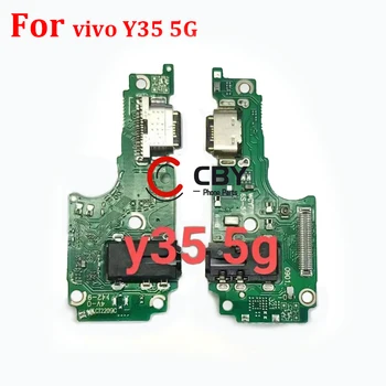 Для Vivo Y53 Y77 Y77E t1 Y100 5G USB Зарядная Плата Док-порт Гибкий Кабель Запасные Части