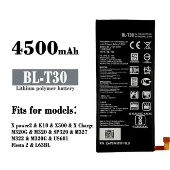 Высококачественная Сменная Батарея Для Мобильных Аккумуляторов LG X Power2 M320F M320TV M322 Fiesta 2 L63BL BL-T30 + Инструменты