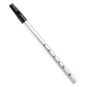Ключ C / D 6 отверстий Ирландский свисток-флейта Свисток-флейта с пылезащитным мешком Металлическая Ирландская флейта для начинающих студентов и взрослых