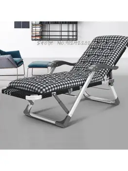 Складное кресло с откидной спинкой из алюминиевого сплава, обеденный перерыв, Офисный артефакт для сна, Простая бытовая Портативная Многофункциональная Складная кровать