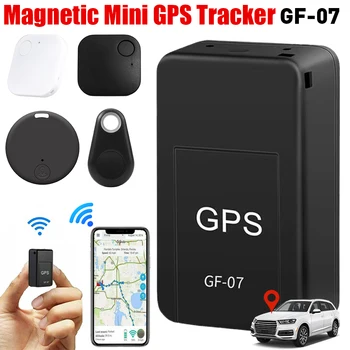 Мини-GPS-трекер в реальном времени GF-07, магнитное автомобильное GPS-устройство слежения, Анти-Потерянный GPS-трекер для кошек, ключ-локатор, смарт-бирка для домашних животных для детей