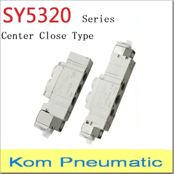 Пневматический Электромагнитный клапан SMC с центральным закрытием серии SY5320 SY5320-5LZD/DZD/DZ/01/M5/C4/C6/C8/C10 DC24V AC220V 24V 220V 12V DC