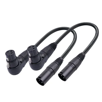 Удлинительный кабель микрофона XLR Самоблокирующаяся конструкция Предотвращает ослабление кабеля Коррозионностойкие металлические разъемы