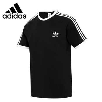 Оригинальная футболка Adidas Originals с 3 полосками, новое поступление, мужские футболки, спортивная одежда с коротким рукавом