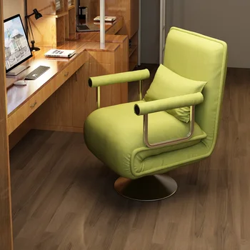 Диван для ленивого человека, компьютерный диван-кресло, бытовой раскладывающийся диван-кровать, простое современное многофункциональное складное вращающееся кресло, офис