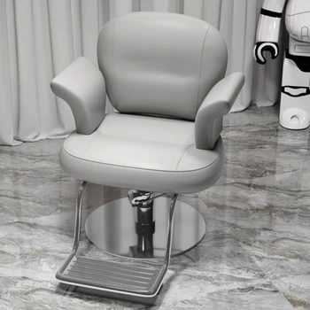 Рабочее оборудование Парикмахерские кресла Поворотные Эргономичные Вращающиеся Парикмахерские кресла для ожидания Гидравлический Шезлонг Для прически Салонная мебель YQ50BC