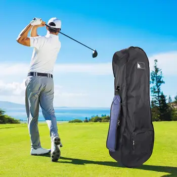 Сумка для гольфа с дождевиком, водонепроницаемые пылезащитные защитные сумки для переноски гольфа, Непромокаемый многоразовый защитный чехол для гольфа, чехол для сумки для гольфа для гольфистов