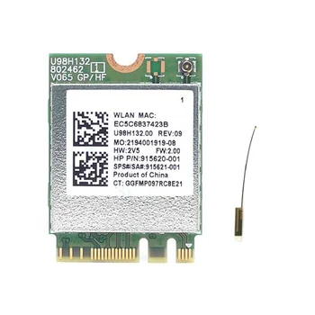 RTL8821CE 802.11AC 1X1 Карта Комбинированного адаптера Wi-Fi + BT 4.2 SPS 915621-001 Беспроводная Сетевая карта для Hp ProBook Серии 450 G5