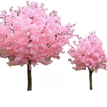 Имитация цветущей сакуры, искусственные деревья, внутренняя и наружная посадка, украшение елки желаний, торговые центры, отели