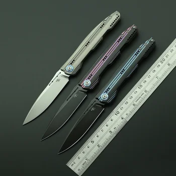 CH Новый стиль Оригинальный Складной нож CHjourney Лезвие M390 Титановая ручка Карманные ножи для выживания на природе, охоты, EDC Инструмент