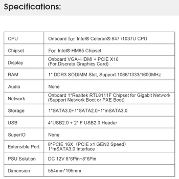 Материнская плата BTC-D37 8 PCIE 16X DDR3 Материнская плата для майнинга со встроенным VGA