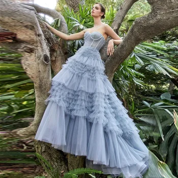 Элегантное бальное платье Шарон Саид, синие вечерние платья 2023, Женские платья для свадебных вечеринок, Роскошные специальные мероприятия в Дубае SF088