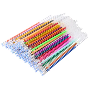 Разноцветная гелевая ручка для заправки студенческих канцелярских принадлежностей Канцелярские принадлежности для рисования (разноцветные)