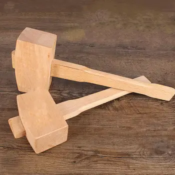255-350 мм Буковая плотницкая древесина, деревянный молоток, ручка для деревообрабатывающего инструмента