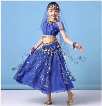 Одежда Для Танца Живота, Детское Египетское Индийское Платье Для Девочек
