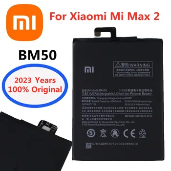 2023 Года Xiao Mi 5300 мАч Оригинальная Сменная Батарея BM50 Для Xiao Mi Max 2 Max2 Smart Cell Phone Battery Bateria