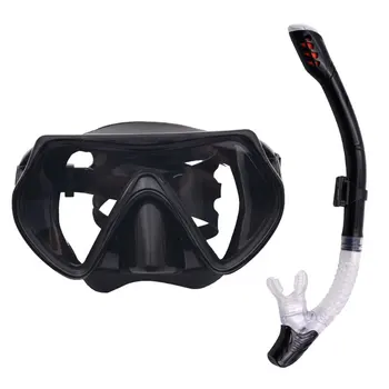 Профессиональные маски для подводного плавания, набор для подводного плавания, силиконовая юбка для взрослых, противотуманные очки, Очки для плавания, Снаряжение для дайвинга в бассейне